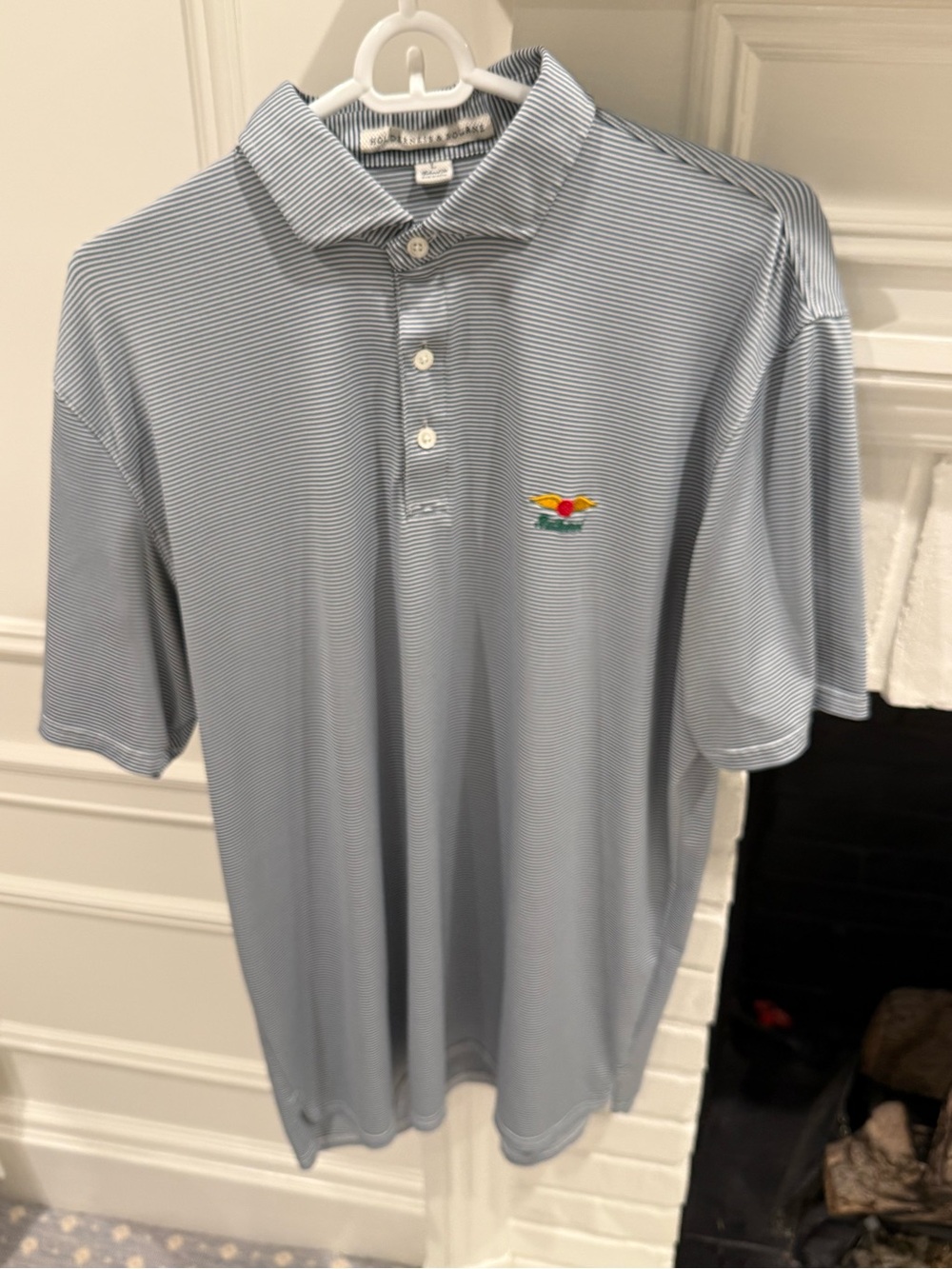 Baltusrol Holderness & Bourne Striped Men's Polo - Picture 2 of 4